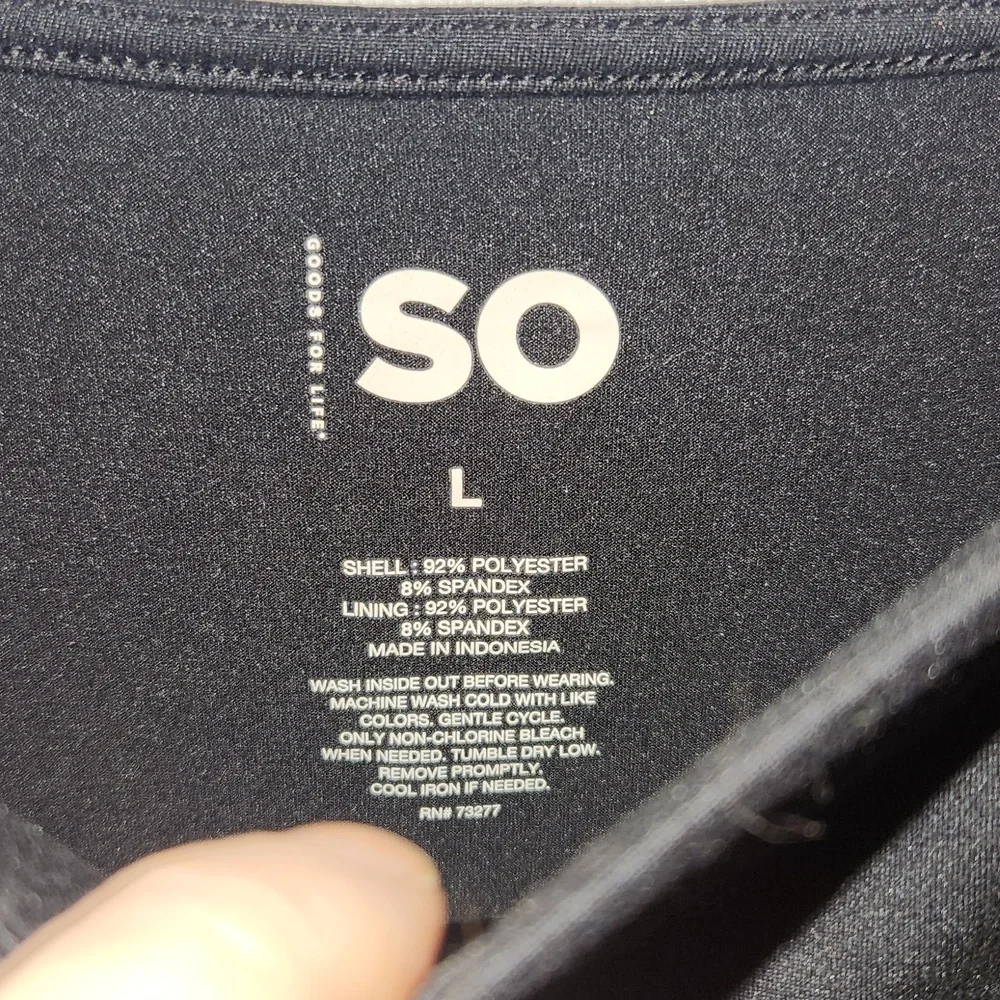 SO Black Mini Dress with Ruffle Sleeves - Picture 3 of 5